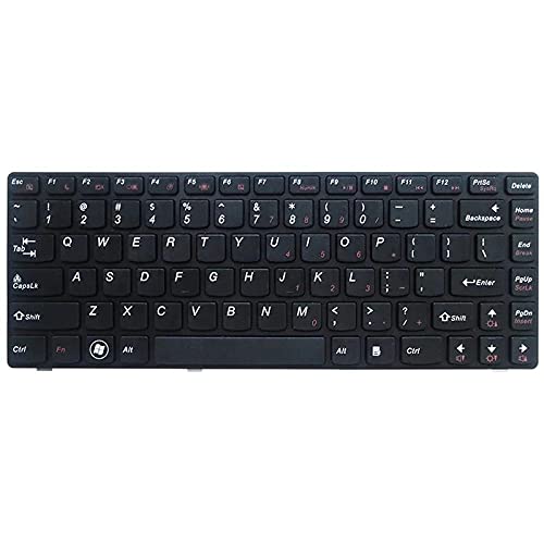 WISTAR Laptop Keyboard Compatible for Lenovo G470 V470 B470 B490 G475 B475E B480 M495 M490 P/N  25-011670 V-11692ES1-US MP-10A23US-6861 25011582, T2T7-US, MP-10A2.